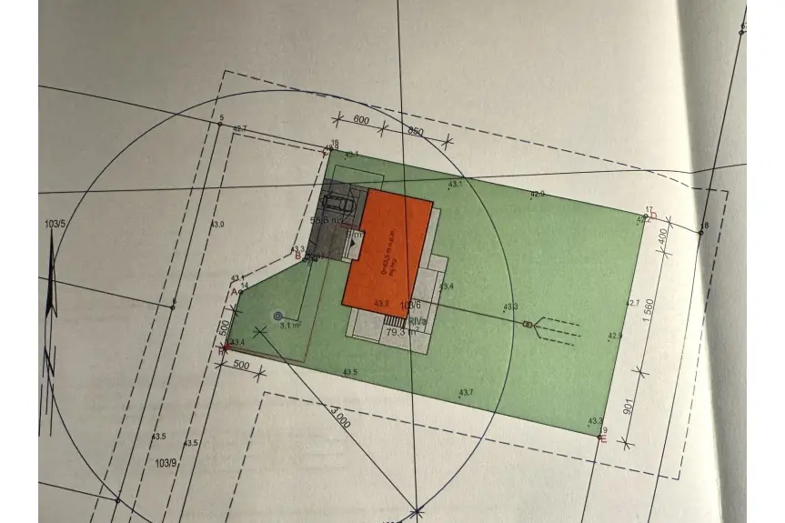 kołobrzeski, Siemyśl, Białokury, DZIAŁKA  BUDOWLANA Z POZWOLENIEM NA BUDOWE