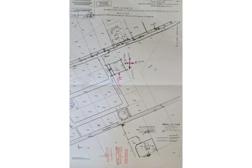 kołobrzeski, Gościno, Ogrodowa, DZIAŁKA BUDOWLANA W GOŚCINIE ul. Ogrodowa
