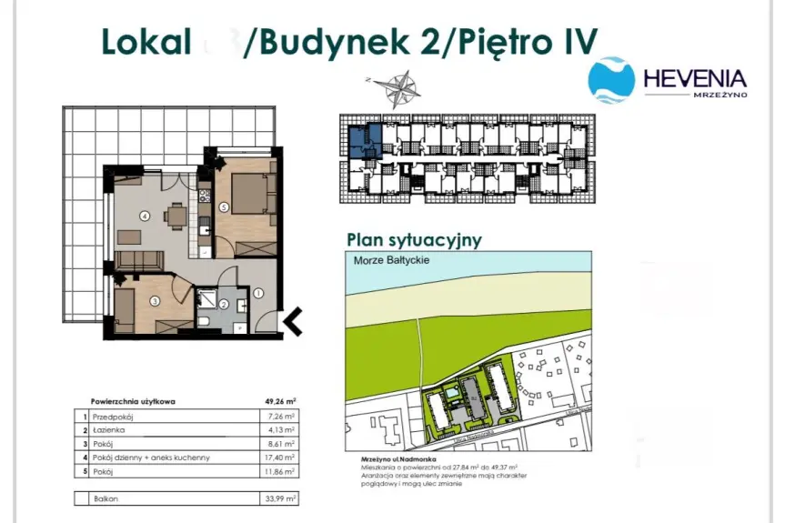 gryficki, Trzebiatów, MRZEŻYNO, Nadmorska, APARTAMENT HEVENIA MRZEŻYNO