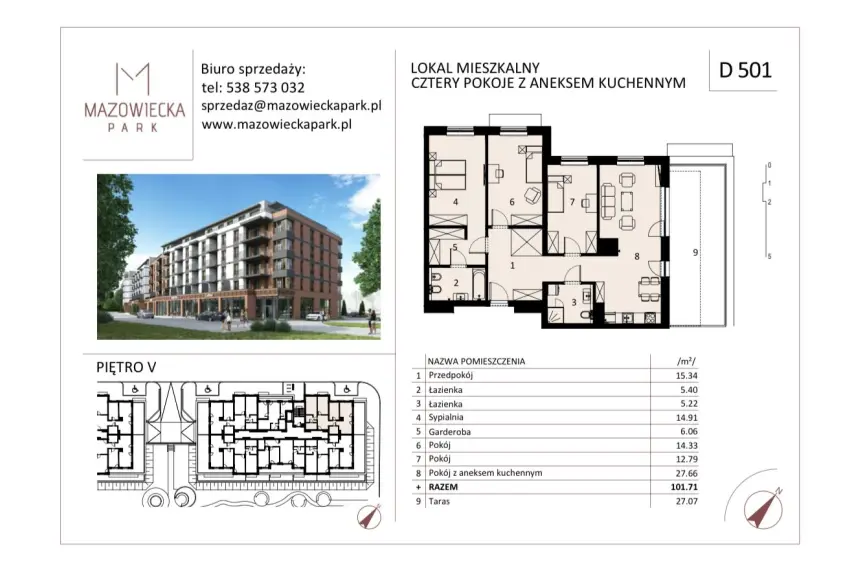 kołobrzeski, Kołobrzeg, Mazowiecka, PENTHAUSE 3 POKOJE MAZOWIECKA PARK KOŁOBRZEG